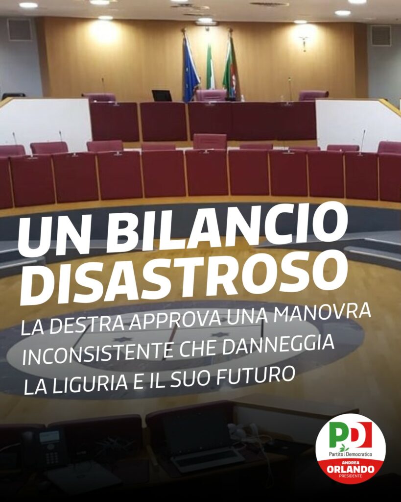 La destra approva un bilancio disastroso